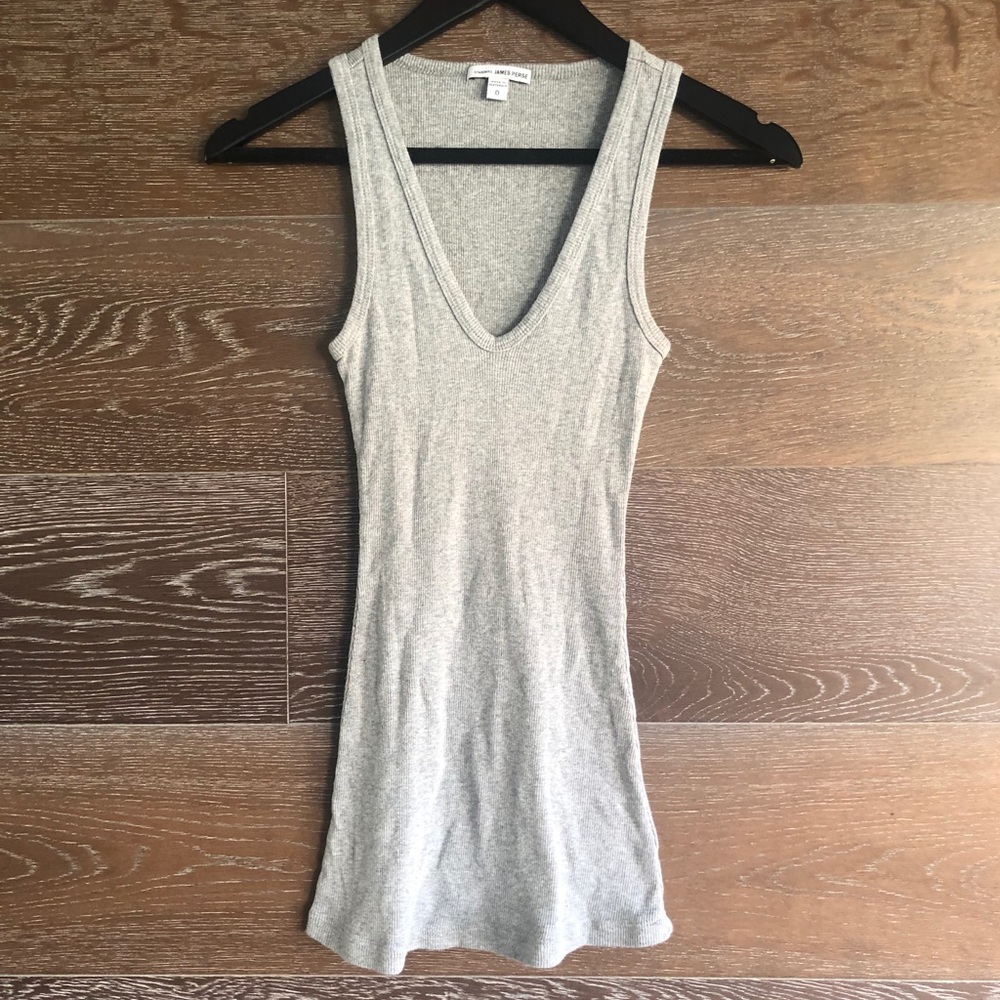 James Perse Basic Ribbed Tank